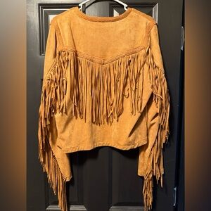 Miss Me suede fringe jacket - XL